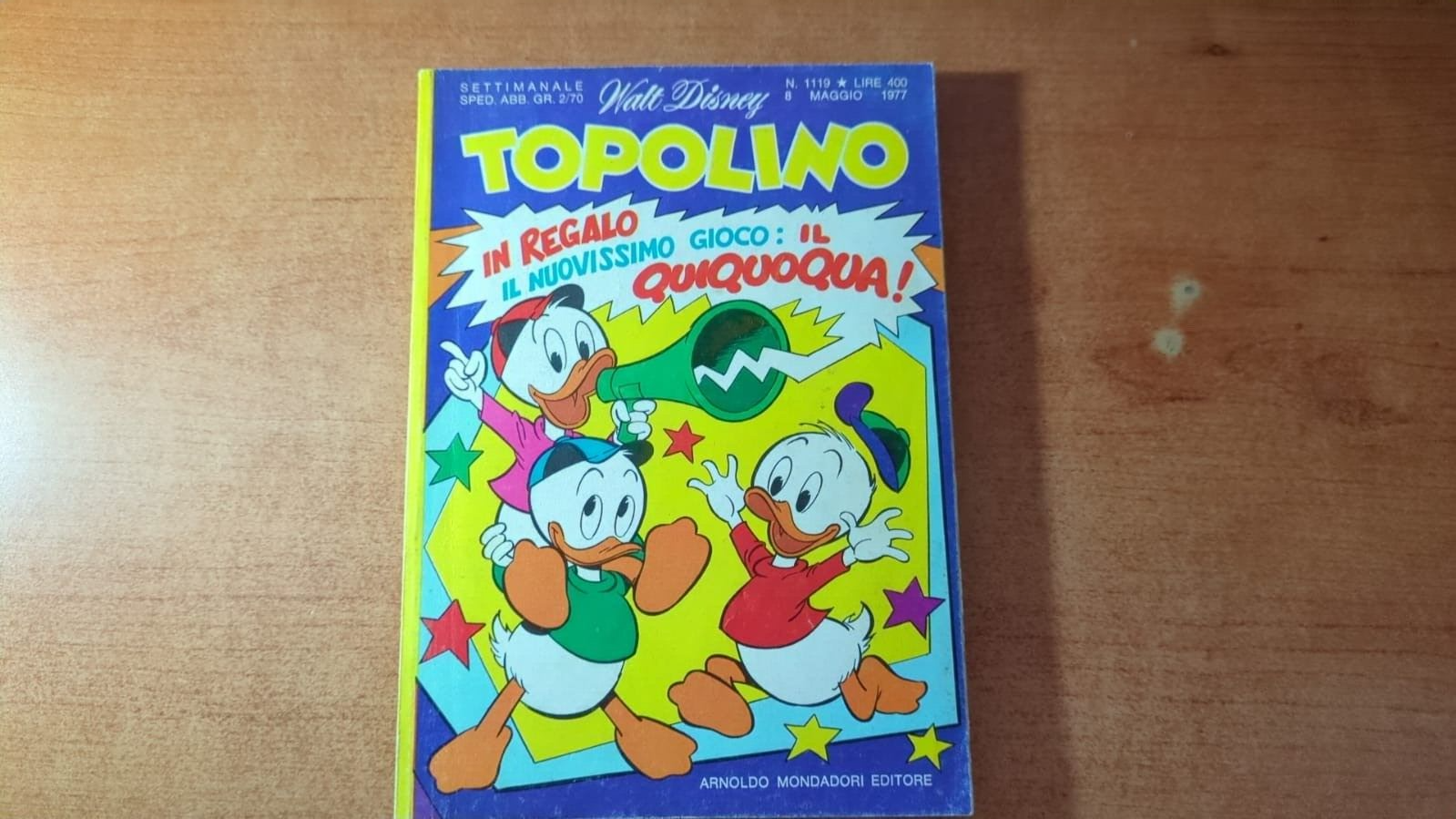 Topolino n1119- Disney 1977