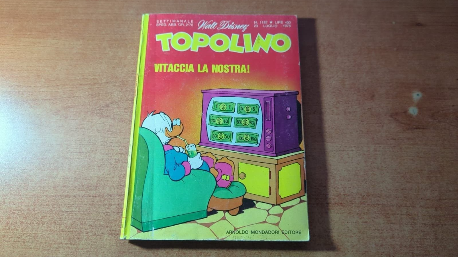 Topolino n1182- disney 1978