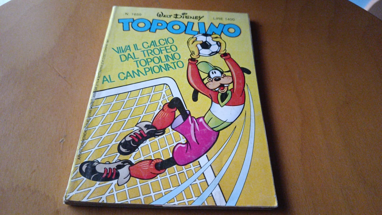 Topolino n1659 - Disney 13 settembre 1987