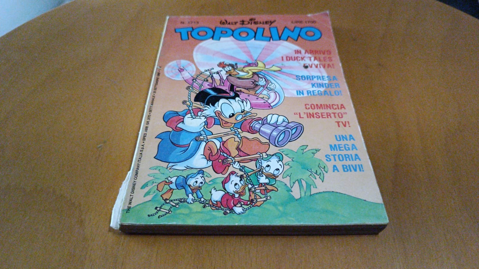 Topolino n1713 - Disney settembre 1988