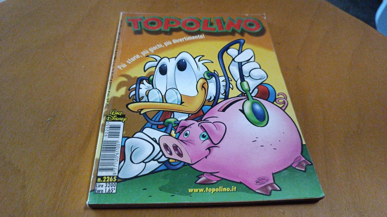 Topolino n2265 - Disney 27 aprile 1999