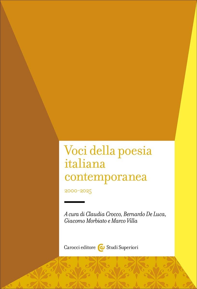 Voci della poesia italiana contemporanea- Claudia Crocco, Bernardo De Luca
