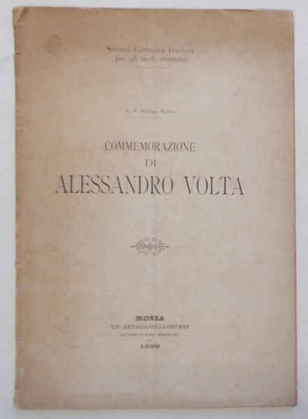 Commemorazione di Alessandro Volta.