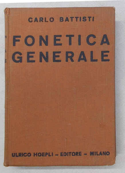 Fonetica generale.