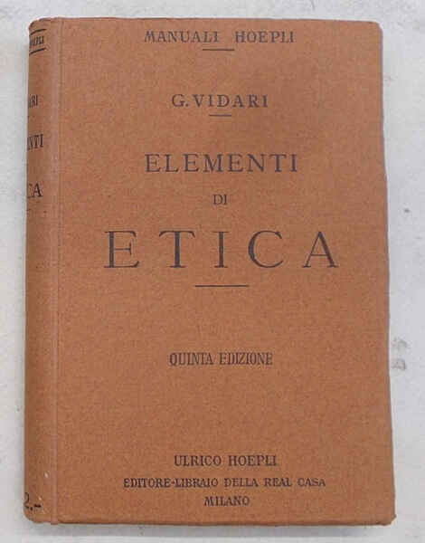 Elementi di etica.