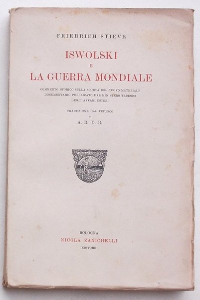 Iswolski e la Guerra Mondiale.