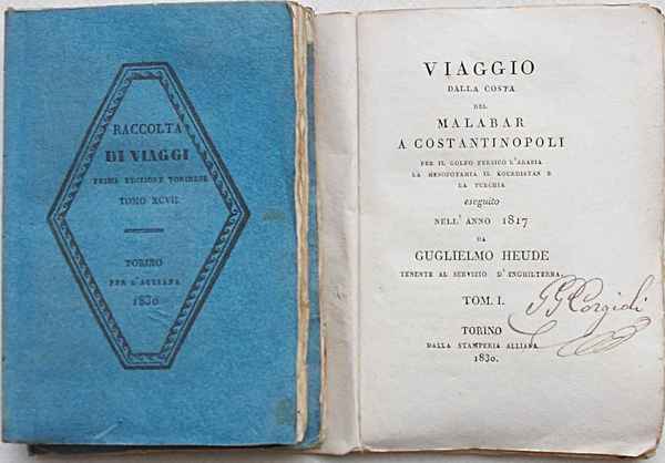 Viaggio dalla costa del Malabar a Costantinopoli per il Golfo …