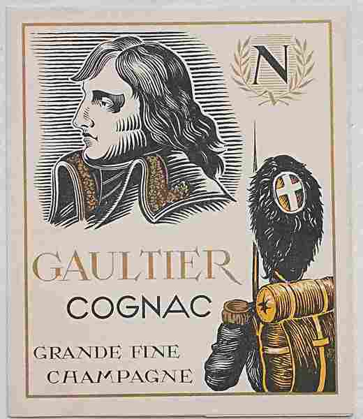 Gaultier Cognac. Grande fine Champagne.