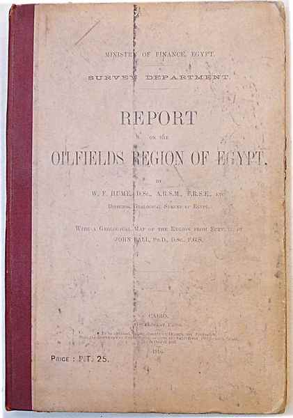 Report on the oilfields region of Egypt.