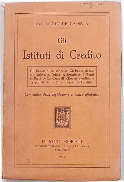 Gli Istituti di Credito.