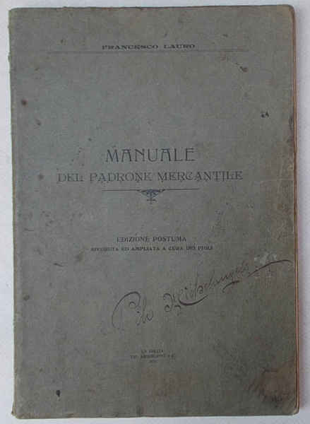 Manuale del padrone mercantile.