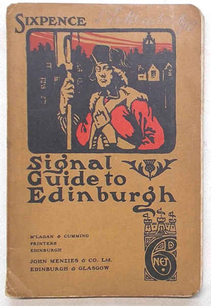 Signal guide to Edimburgh.