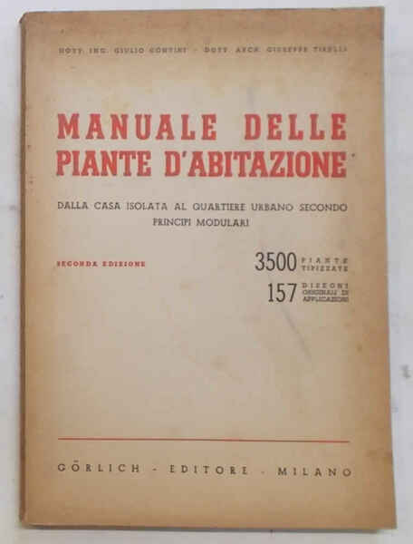 Manuale delle piante d'abitazione. Dalla casa isolata al quartiere urbano …