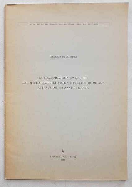 Le collezioni mineralogiche del Museo Civico di Storia Naturale di …