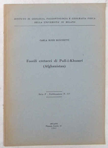 Fossili cretacei di Pull-i-Khumri (Afghanistan).