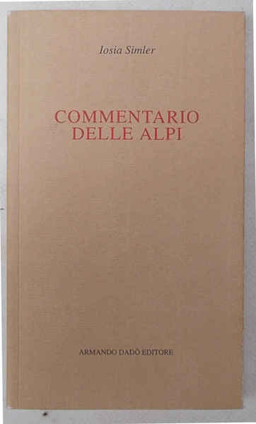 Commentario delle Alpi.