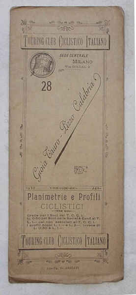 Gioia Tauro-Pizzo Calabria. (Planimetrie e profili ciclistici. 28)