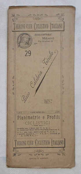 Pizzo Calabria - Tiriolo. (Planimetrie e profili ciclistici. 29)