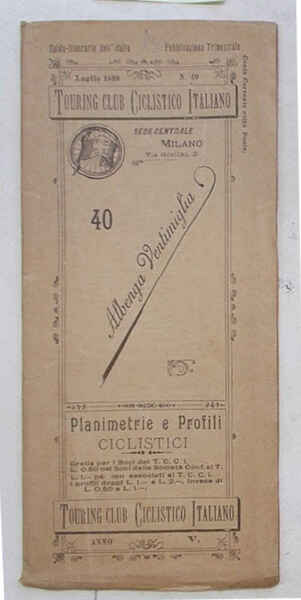 Albenga Ventimiglia. (Planimetrie e profili ciclistici. 40)