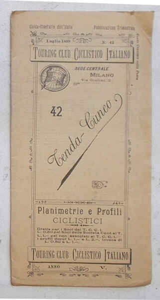 Tenda - Cuneo. (Planimetrie e profili ciclistici. 42)