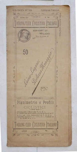 Luino - Lugano; Porlezza - Menaggio. (Planimetrie e profili ciclistici. …