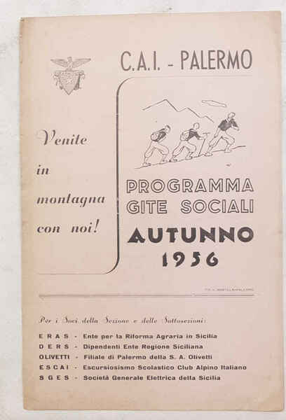 Venite in montagna con noi! C.A.I. Palermo. Programma gite sociali …