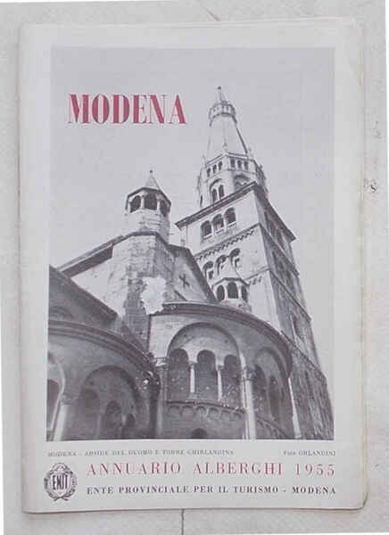 Modena. Annuario alberghi 1955.