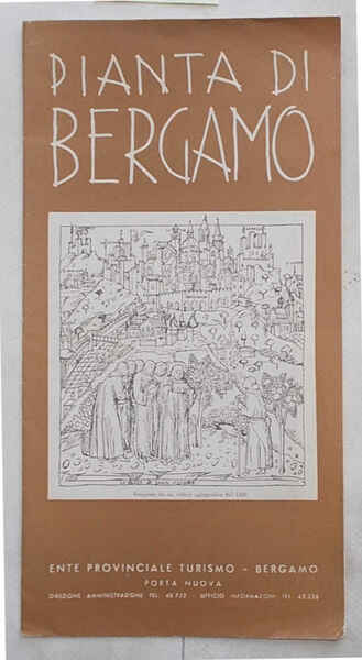 Pianta di Bergamo.