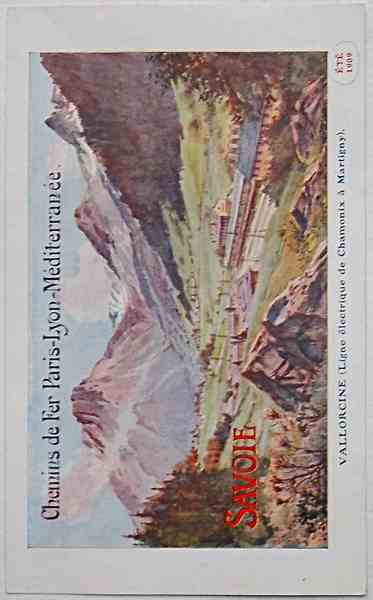 Vallorcine (Ligne électrique de Chamonix à Martigny). Savoie. Chemins de …