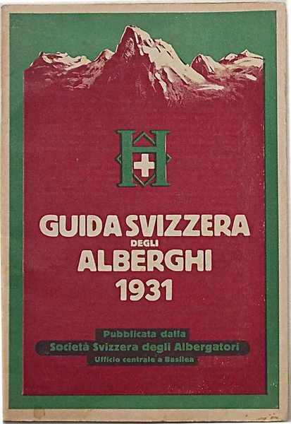 Guida svizzera degli alberghi 1931.