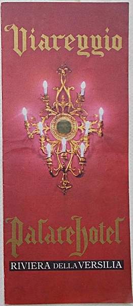 Palace Hotel Viareggio. Riviera della Versilia.