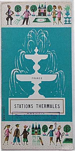 Stations thermales. France.