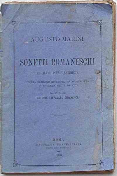 Sonetti romaneschi ed altre poesie satiriche.