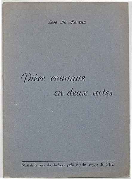 Chez le Docteur. Pièce comique en deux actes.