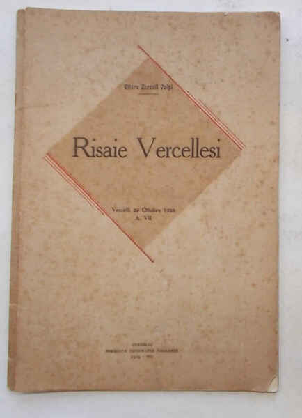 Risaie vercellesi.