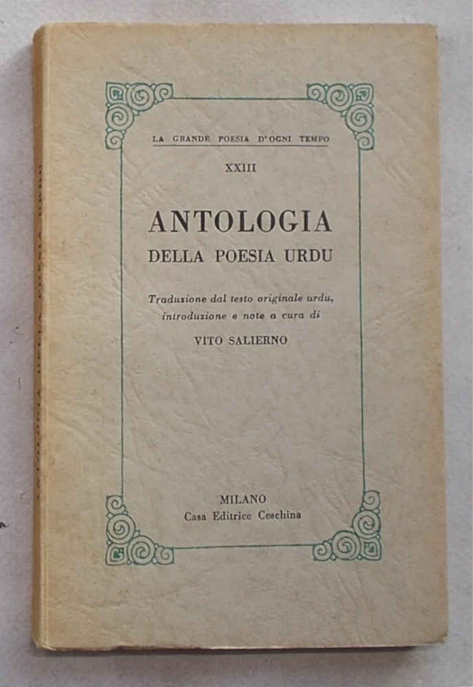 Antologia della poesia urdu.