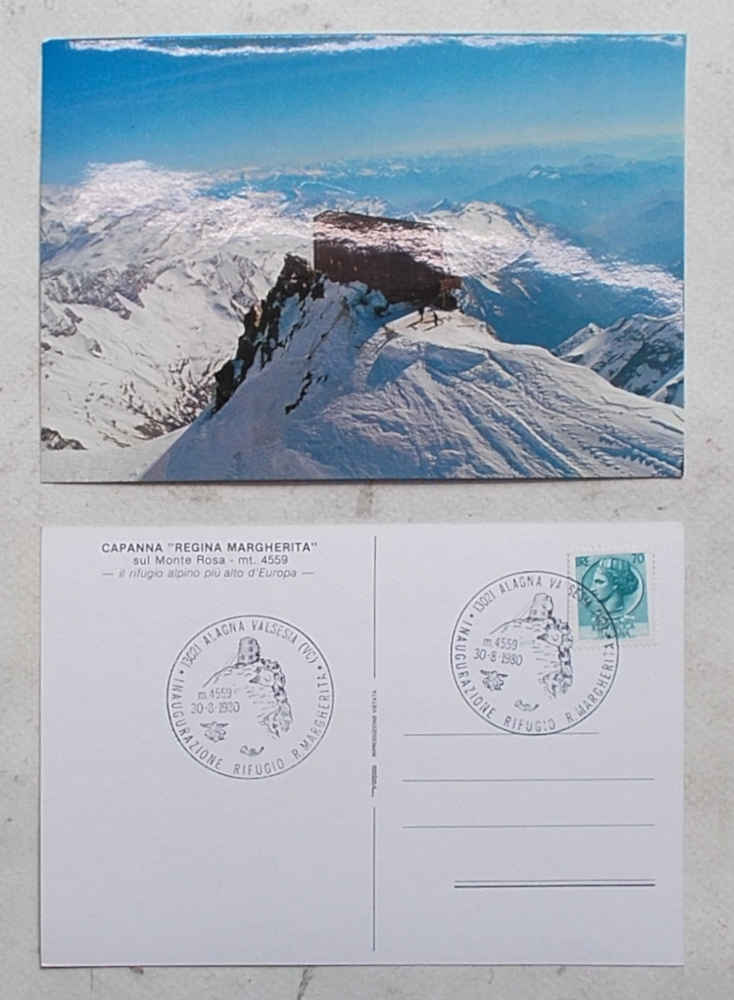 Capanna "Regina Margherita" sul Monte Rosa - mt. 4559 - …