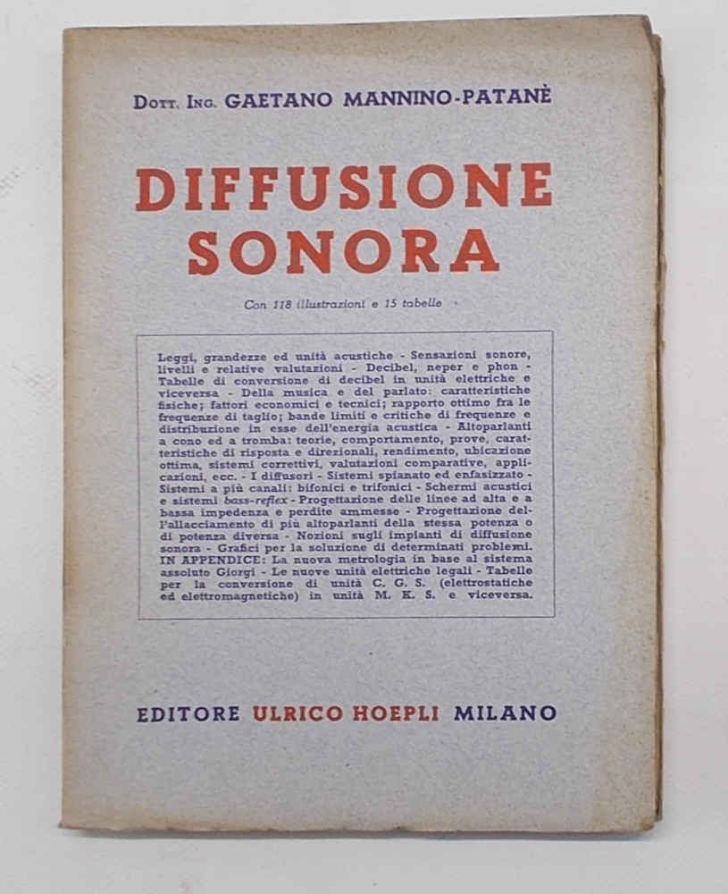 Diffusione sonora.