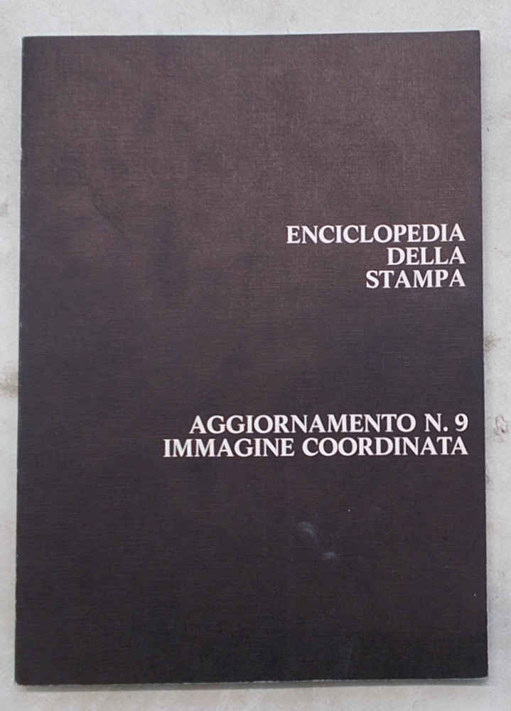 Enciclopedia della stampa. Aggiornamento n. 9. Immagine coordinata.