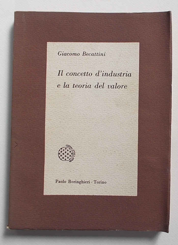 Il concetto d'industria e la teoria del valore.
