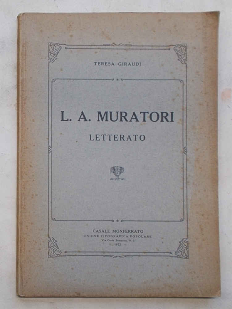 L.A. Muratori letterato.
