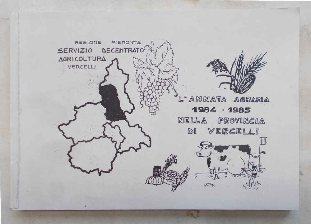 L'annata agraria 1984-1985 nella provincia di Vercelli.