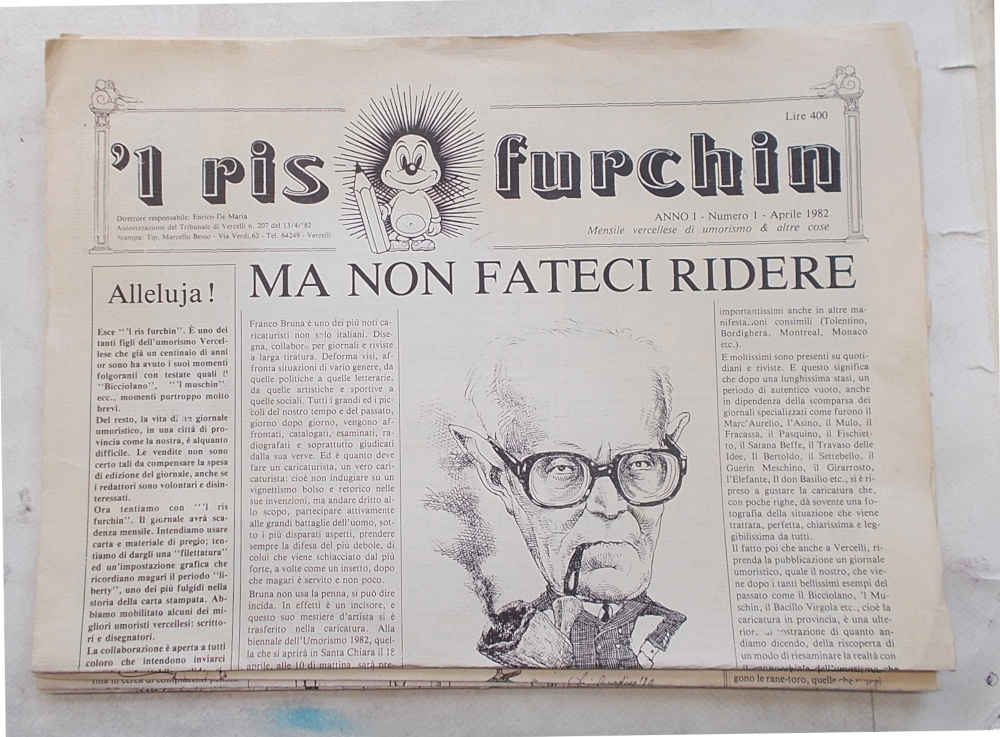 'L ris furchin. Mensile vercellese di umorismo & altre cose.