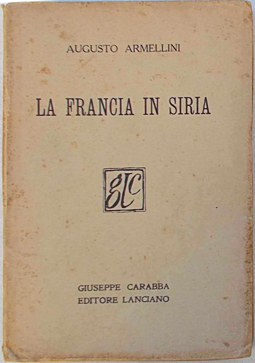 La Francia in Siria.