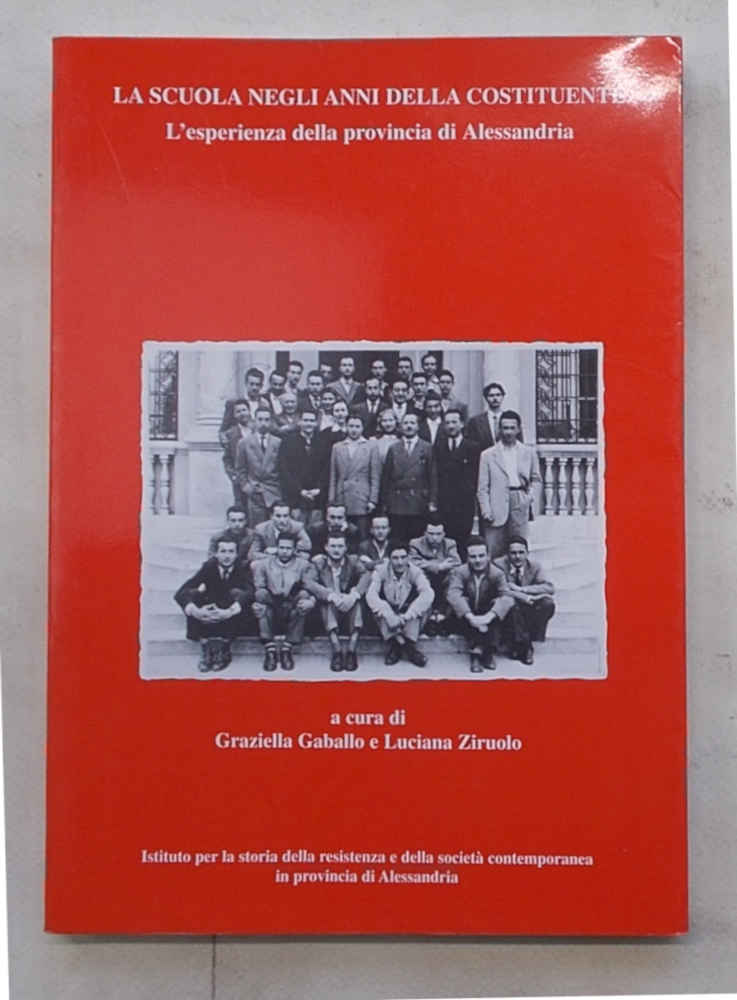 La scuola negli anni della Costituente. L'esperienza della provincia di …