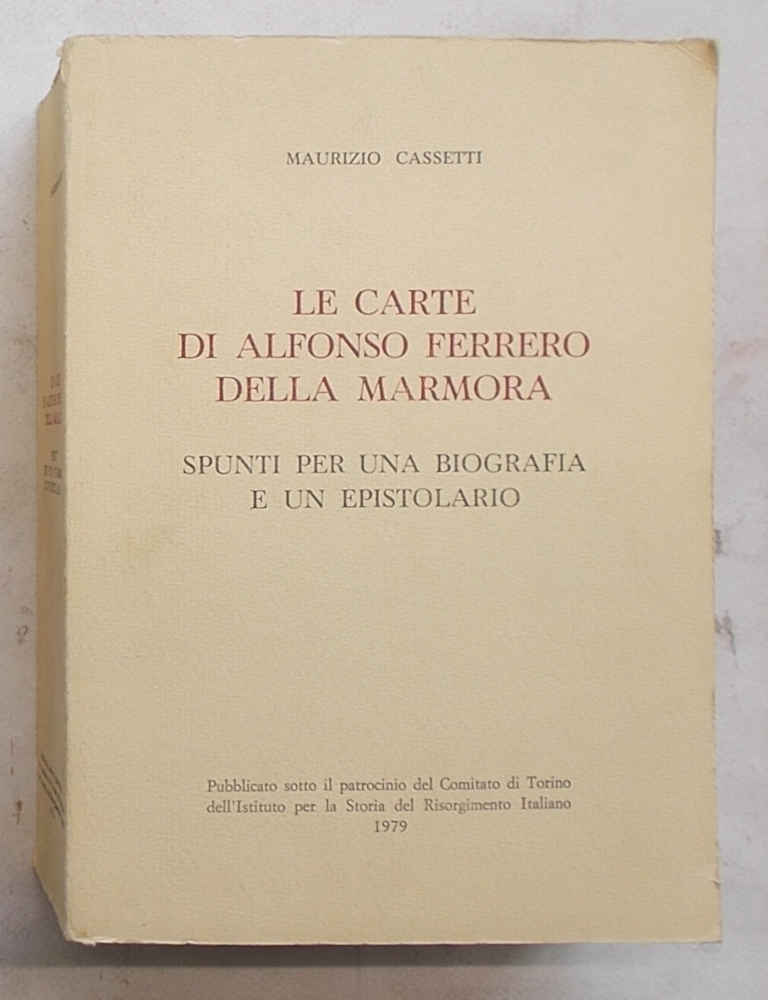 Le carte di Alfonso Ferrero della Marmora. Spunti per una …