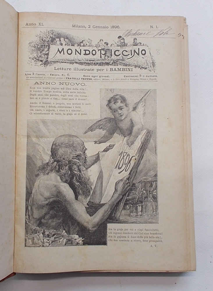 Mondo piccino. Letture illustrate per bambini. Anno XI. 1896