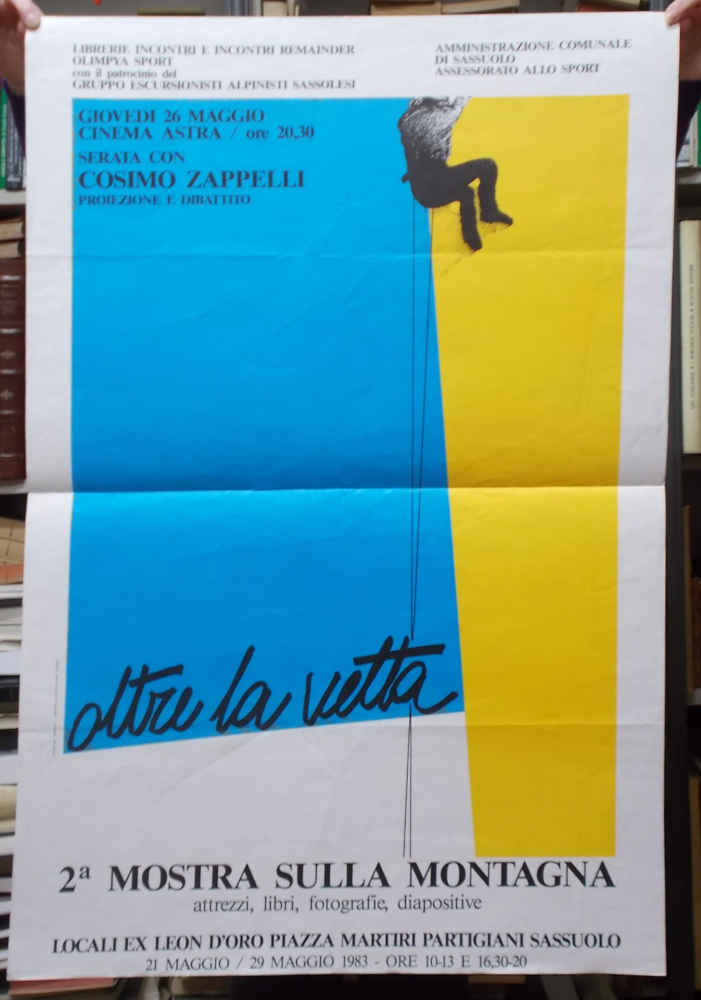 Oltre la vetta. Serata con Cosimo Zappelli. Proiezione e dibattito.
