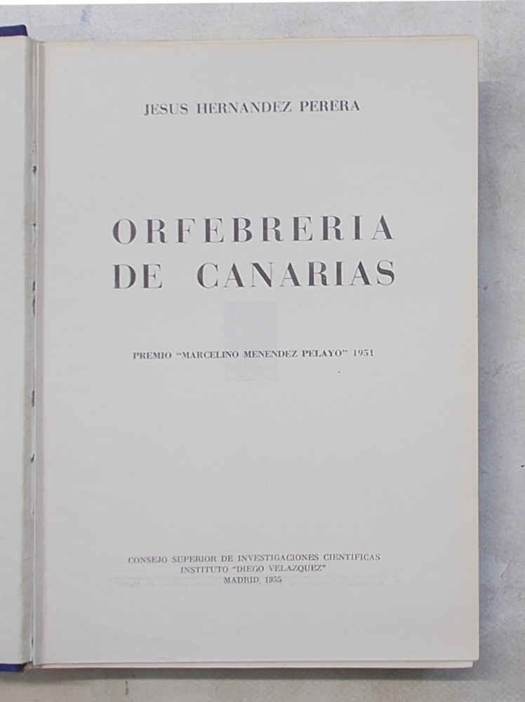 Orfebreria de Canarias.