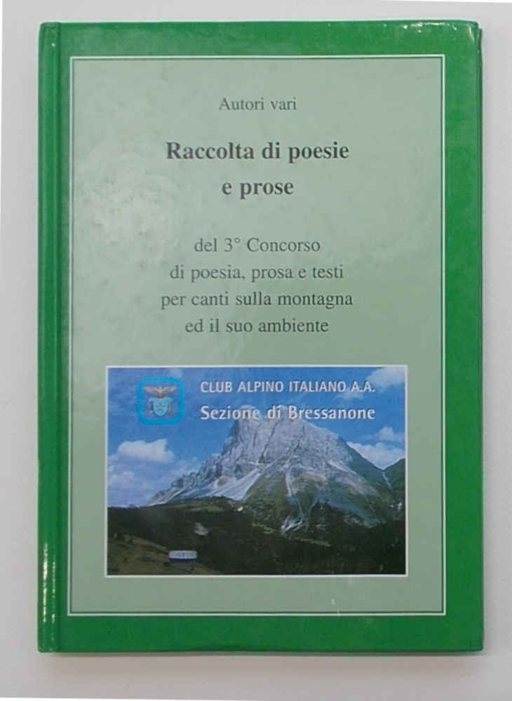 Raccolta di poesie e prose del 3° Concorso di poesia, …